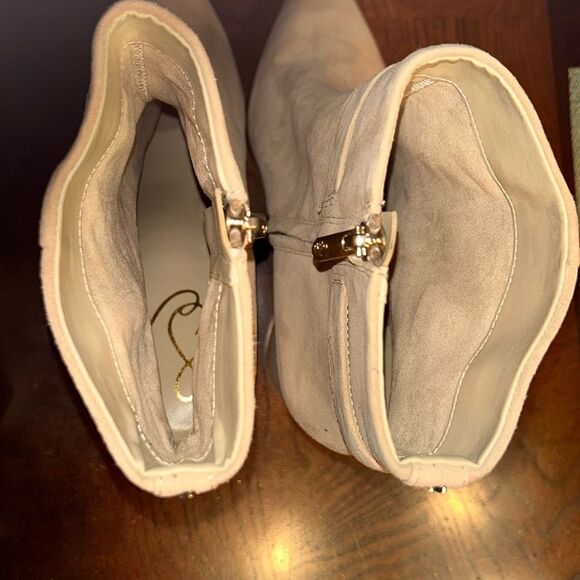 Sam Edelman Tan Leather Suede Ankle Boots(Size 10.5M) - Picture 11 of 14